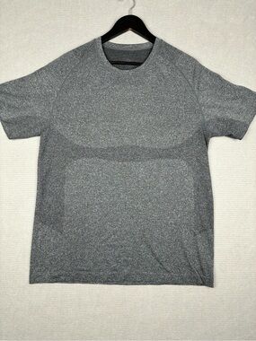Myogrid Men's Short Sleeve Performance Tee Heather Grey Gym MMA Moisture Wicking